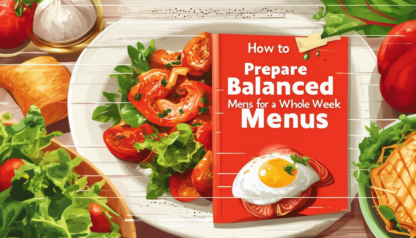 découvrez comment préparer des menus équilibrés pour toute une semaine et adoptez de bonnes habitudes alimentaires pour une vie saine grâce à nos conseils et astuces.